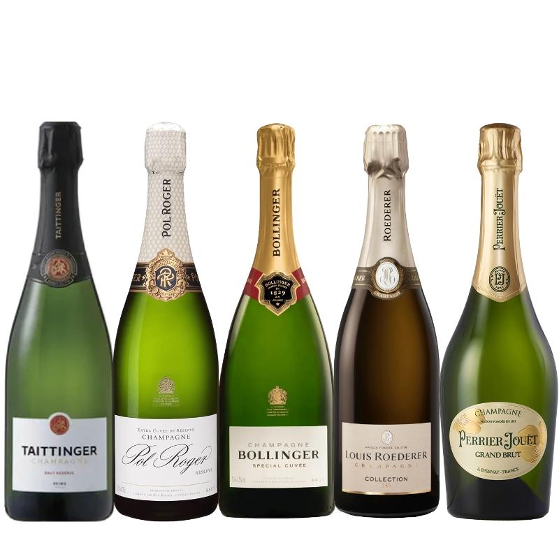シャンパーニュフルボトル5本セット