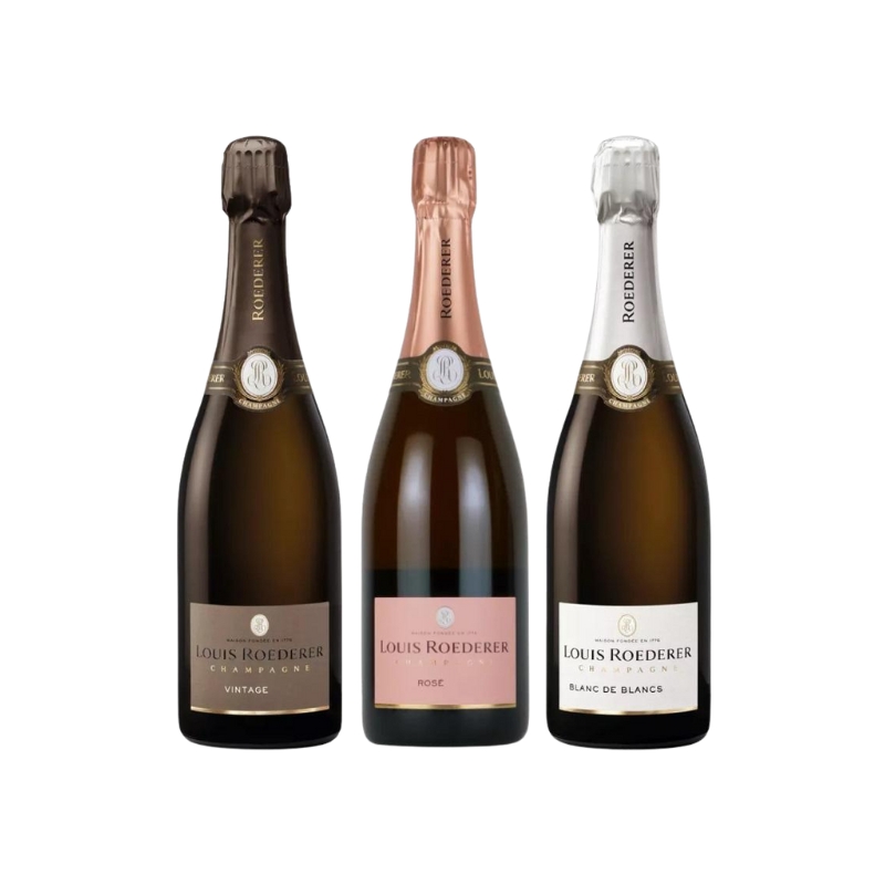 ルイ・ロデレール ヴィンテージ飲み比べ3本セット