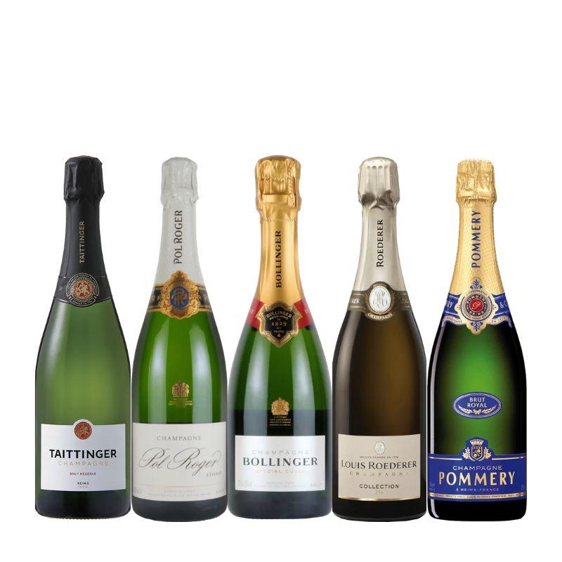 シャンパーニュフルボトル5本セット